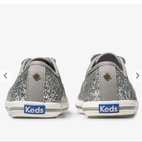 KEDS + KATE SPADE New York Glitter sneaker (silver) - Picture 4 of 7